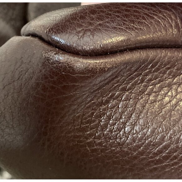 Libaire Pebbled Brown Leather Small Backpack Purse Bag 90's USA Classic Vintage‎ - Picture 7 of 14